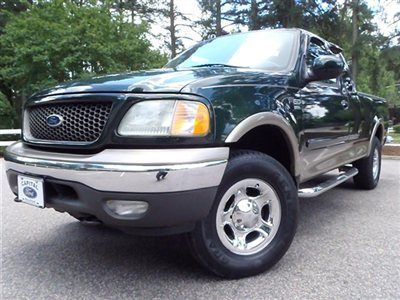 Ford f-150 supercab 4wd lariat truck gasoline 5.4l v8 pfi sohc 16v dark highland