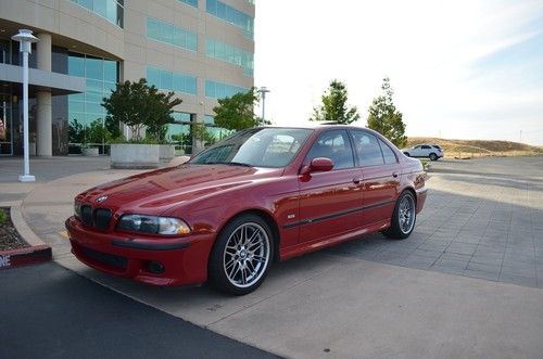 2000 bmw m5 imola red