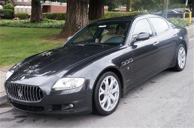 2009 maserati quattroporte s,grigio granito/beige,clean