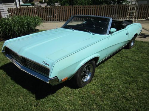 1969 mercury cougar covertible