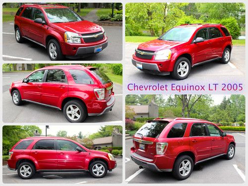 2005 chevrolet equinox lt sport utility 4-door - red