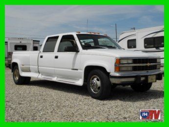 1993 silverado chevrolet dually 454 fuel injected 1 ton 3500 hauler no reserve