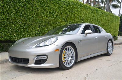2010 porsche panamera turbo big window sticker. carbon ceramics. low miles.