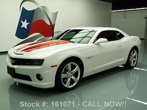 2010 chevy camaro 2ss v8 auto red htd seats 20's 27k mi texas direct auto