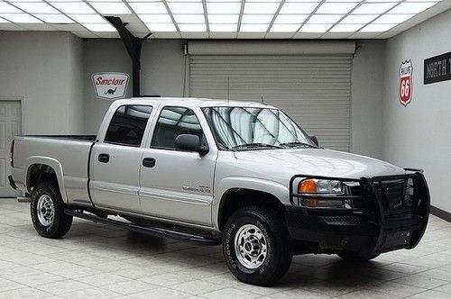 2005 2500hd diesel 4x4 slt heated leather crew cab xm bose texas truck