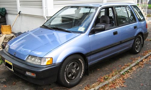 1989 honda civic wagon near mint condition, 5-speed, built motor&amp;trans, only 86k