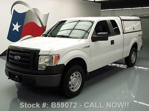 2011 ford f-150 supercab 4x4 5.0l v8 camper shell 44k texas direct auto