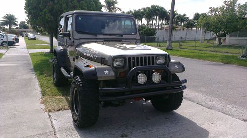 1989 jeep wrangler sahara sport utility 2-door 4.2l clean title