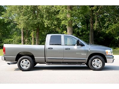 2006 dodge ram 2500 slt quad cab   2wd  low mileage 5.9l cummins  immaculate