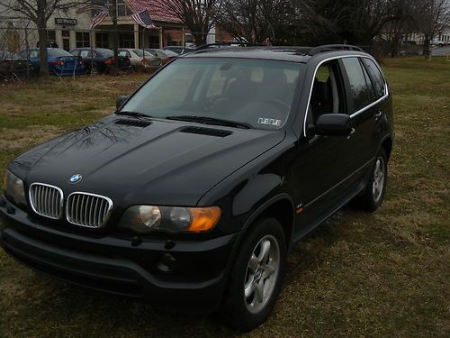 2001 bmw x5 4.4i sport utility 4-door 4.4l low reserve l@@k