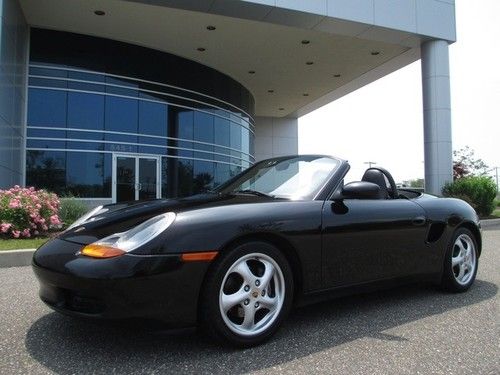 2000 porsche boxster 5 speed manual triple black low miles