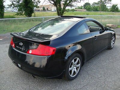 Infiniti g35 coupe salvage rebuildable repairable wrecked project damaged fixer