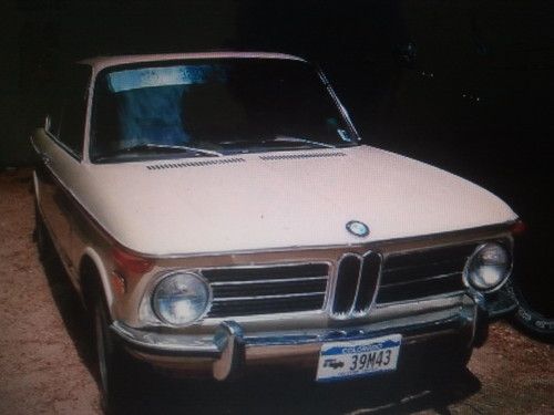 1972 bmw 2002 roundie low mile barn find look!