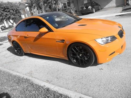 2011 bmw m3 limited edition coupe orange 19" bbs wheels rebuilt