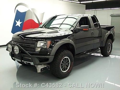 2010 ford f-150 svt raptor supecab 4x4 6.2l sunroof nav texas direct auto