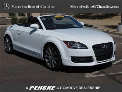 2009 audi tt convertible premium, white, low miles, call 480-421-4530