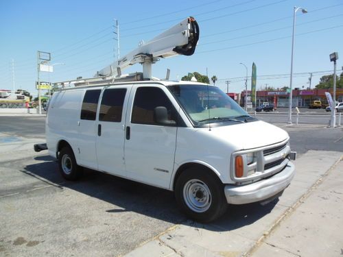 2001 chevrolet express 3500 ls no reserve altec boom everything works