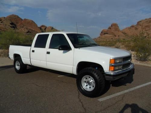 1999 chevrolet c/k silverado2500 crew cab 4x4 short bed