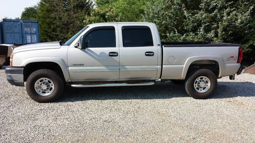 2007 chevrolet silverado 2500 3/4 ton 6.0 gas 4x4 crew cab pewter