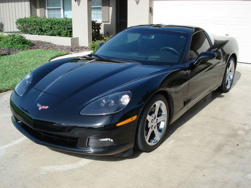 2006 chevrolet corvette 6.0l ls2 z-51 performance.handling package black/black