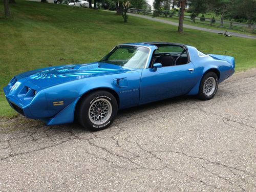 1980 trans am with pontiac 455 engine - no reserve!