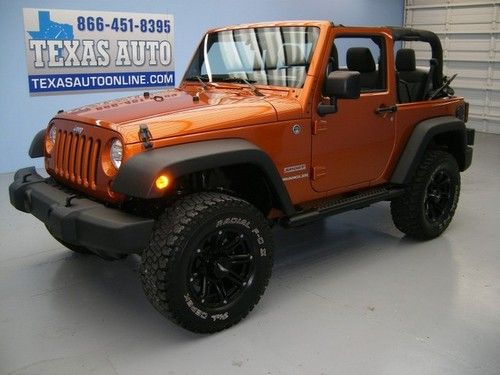 We finance!!!  2011 jeep wrangler sport 4x4 6 speed soft top lifted texas auto!!