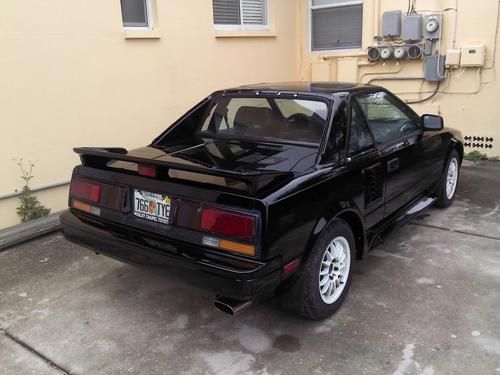 1987 toyota mr2 - black - rebuilt silvertop 20v ~30,000mi