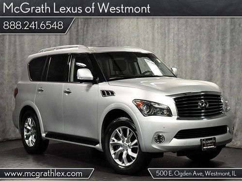 2011 qx56 4wd navigation rear dvd 20 wheels fully loaded