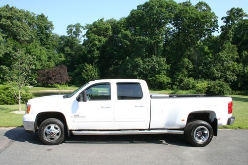 Dually, work truck, duramax turbo diesel, crew cab, leather interior