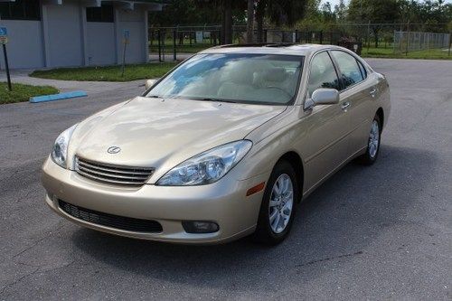 2002 lexus es 300 sedan gold no accidents