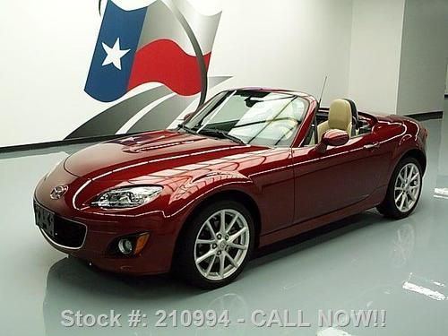 2010 mazda mx-5 miata grand touring hard top 6-spd 9k! texas direct auto