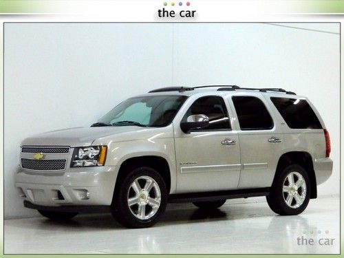 08 tahoe ltz 4x4 navigation dvd/tv xm camera moonroof quad new tires pristine