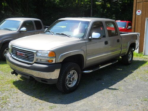 2001 gmc sierra 2500  crew cab duramax diesel 4x4