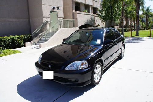 1999 honda civic si black