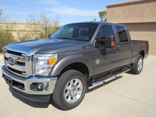 2012 f250 super duty srw 4wd crew cab lariat 6.7l diesel