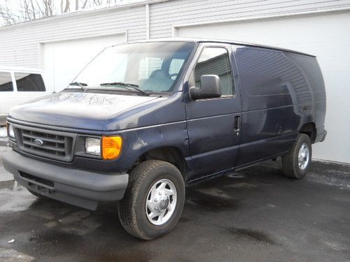 2004 ford e350 superduty diesel powerstroke cargo work delivery van low miles