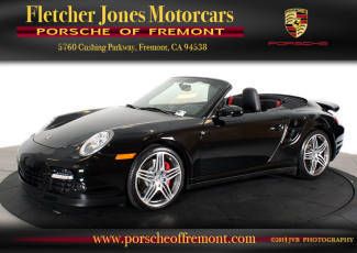 2009 black on black 911 turbo, convertible, sport chrono, low miles!