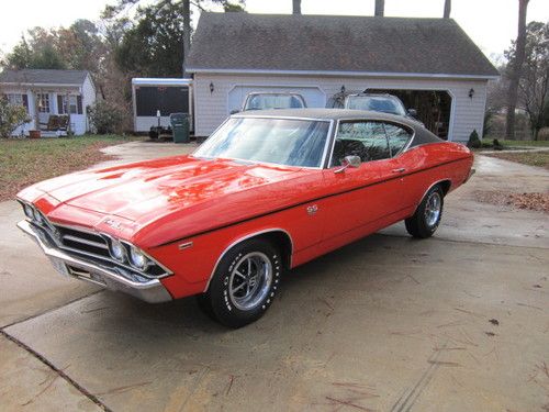 1969 ss chevelle 4 speed surivor window sticker bill of sale