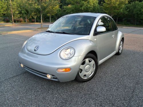 2000 vw new beetle gls - 47k miles*auto*leather*roof*alloy*h seat 99 01 02 03 04