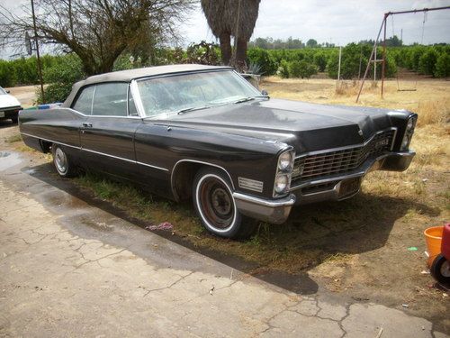 1967 cadillac  coupe deville convertible