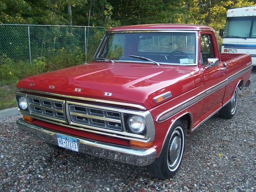 Sell used 1971 FORD F-150 BURGUNDY / RED RANGER XLT***MINT CONDITION ...