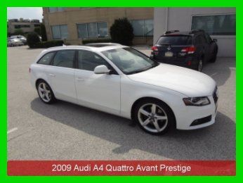 2009 2.0t avant prestige quattro navigation 1 owner clean carfax all top options