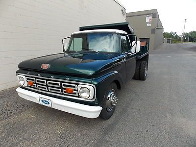 Rare 1965 ford f series f350 truck with dump box dump truck nr no reserve!