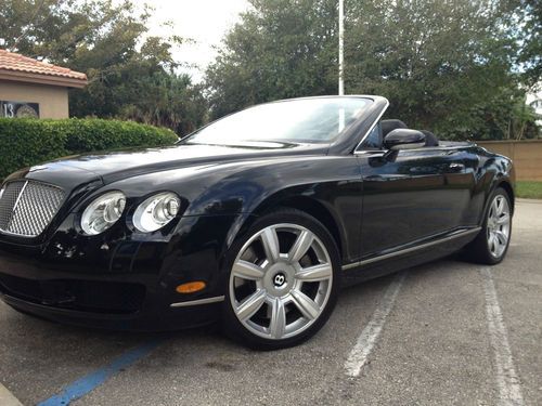 2007 bentley continental gtc convertible 2-door 6.0l