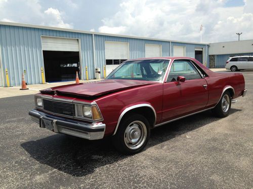 1981 chevrolet el camino mechanics special and great project car no reserve