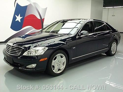 2007 mercedes-benz s600 v12 pano sunroof nav only 36k!! texas direct auto