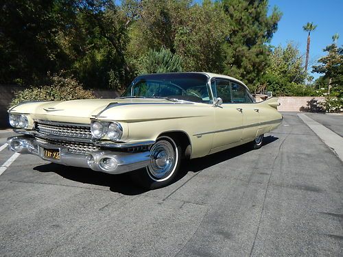 1959 cadillac six window sedan two owner california car unrestored well kept
