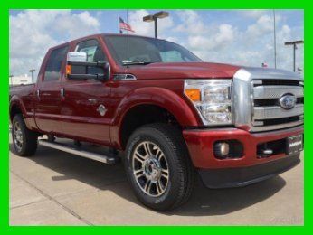 2013 ford f-250 crew 4x4 diesel platinum