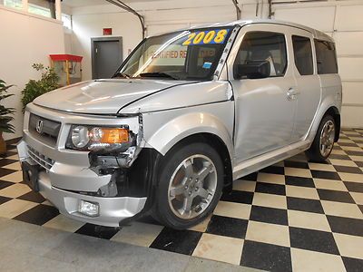 2008 honda element sc 71k no reserve salvage rebuildable