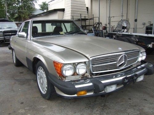 1989 mercedes 560 sl roadster no resreve